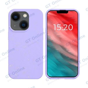 Coque Bambou Biodégradable PROTECT pour Apple iPhone 14 Plus (#5) Violet Clair