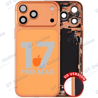 Châssis pour Apple iPhone 17 Pro Max (version US, origine d'occasion — grade B, Cosmic Orange)