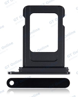 Tiroir SIM pour Apple iPhone 15 / 15 Plus (noir)