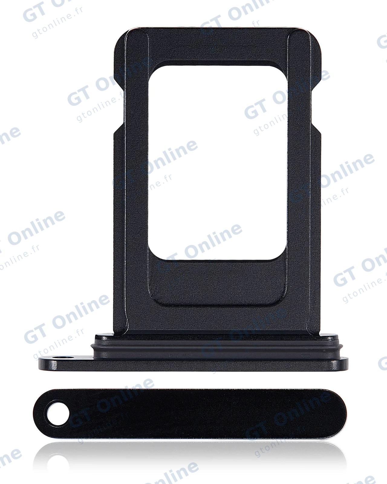 Tiroir SIM pour Apple iPhone 15 / 15 Plus (noir)