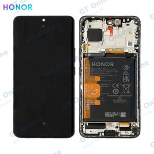 Bloc Écran Complet avec Châssis et Batterie Original Honor 90 5G 0235AGDN Noir