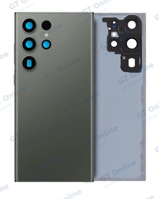 Vitre arrière pour Samsung Galaxy S23 Ultra (pack service origine, vert)