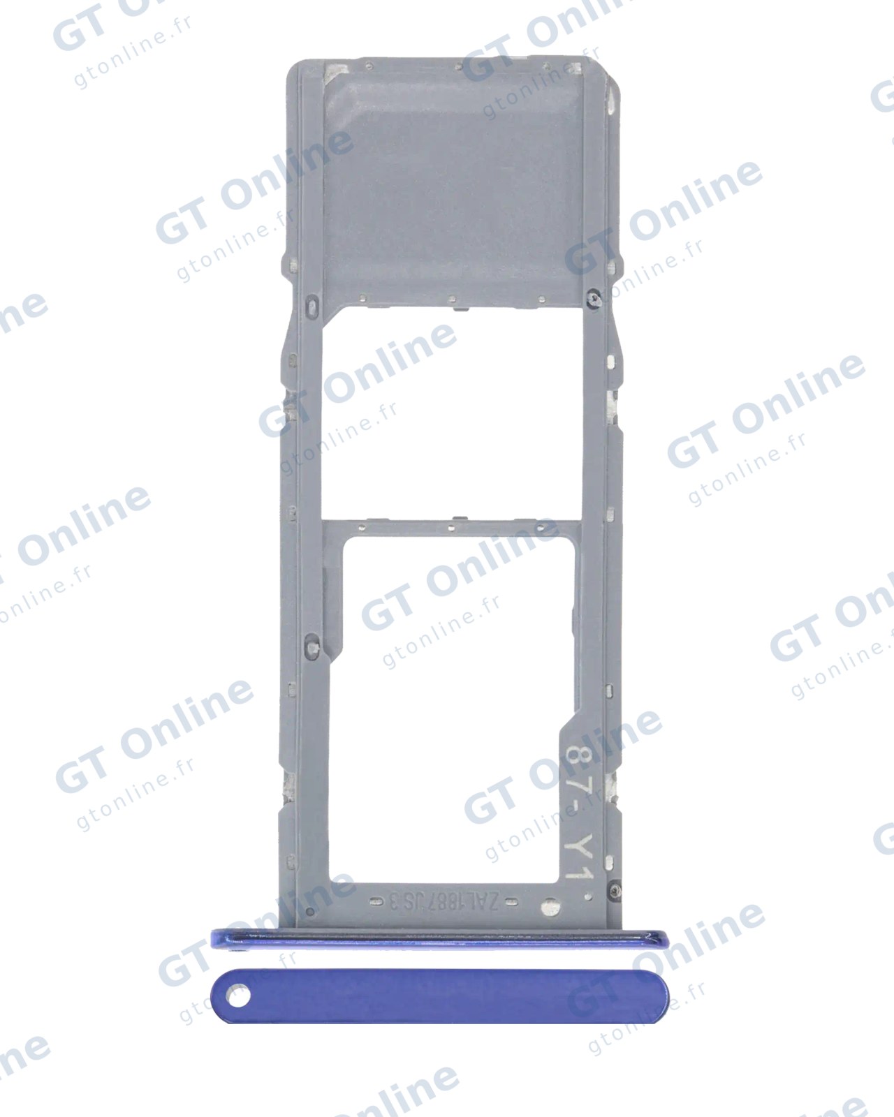 Tiroir SIM pour LG K42 (2020) / K52 (2020) (bleu)