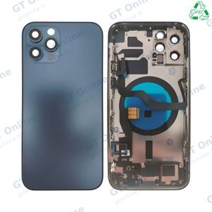 Coque de Réparation Complète Aftermarket (PIEC) Apple iPhone 12 Pro Bleu Pacifique