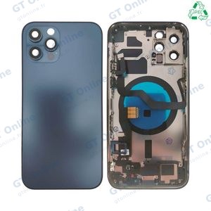 Coque de Réparation Complète Aftermarket (PIEC) Apple iPhone 12 Pro Bleu Pacifique