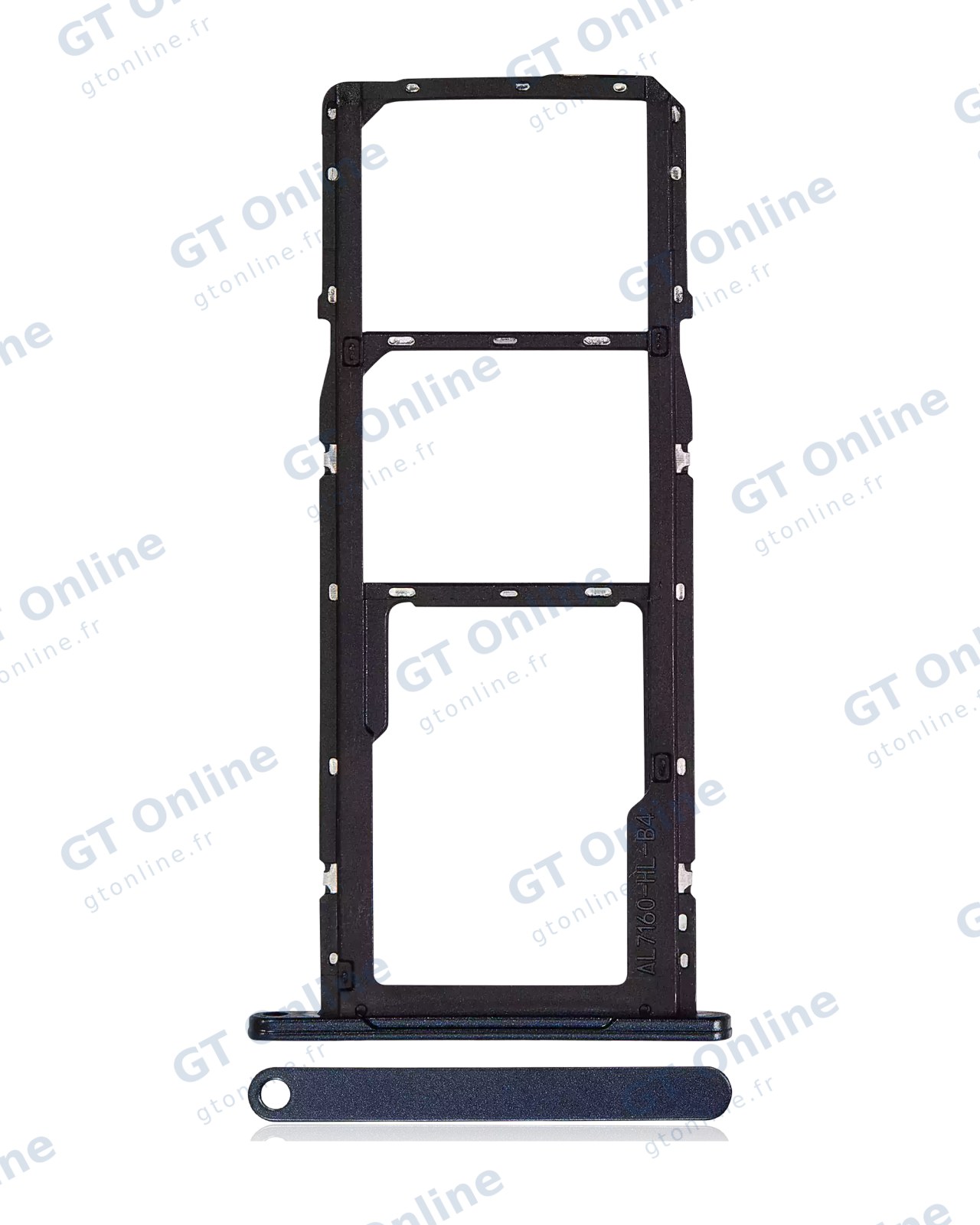 Tiroir SIM pour Samsung Galaxy A06 (A065 / 2024) (premium, noir)