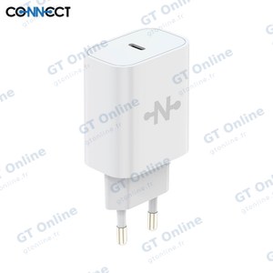 Chargeur Secteur USB-C CONNECT MC-CBC20W 20W Blanc