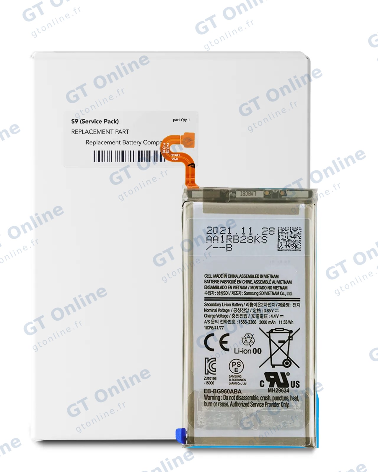 Batterie pour Samsung Galaxy S9 (pack service origine)