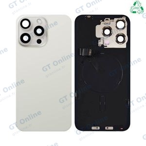 Cache Arrière Aftermarket (PIEC) Apple iPhone 15 Pro Max Titane Blanc