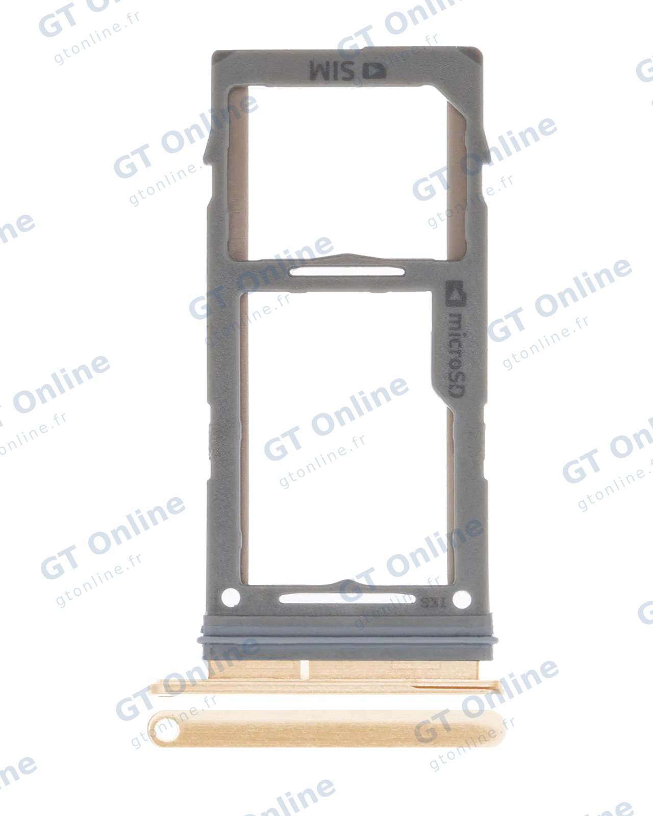 Tiroir SIM pour Samsung Galaxy S10 / S10 Plus / S10E (or)