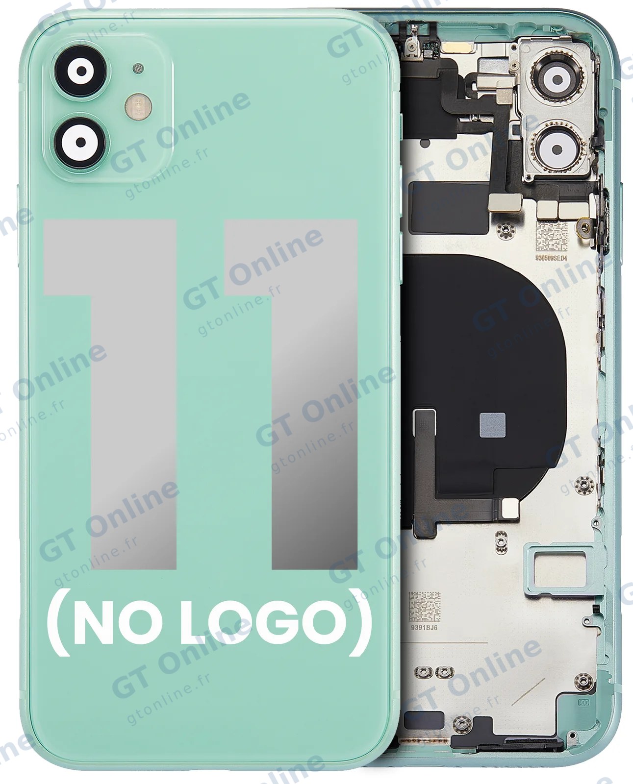Châssis pour Apple iPhone 11 (sans logo, compatible premium, vert)
