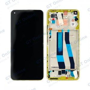 Écran Tactile avec Châssis Xiaomi Mi 11 Lite 5G Jaune Citron