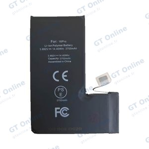 Batterie High Capacity Apple iPhone 16 Pro (TI 3700mAh)