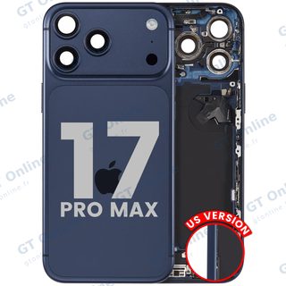 Châssis pour Apple iPhone 17 Pro Max (version US, origine d'occasion — grade B, Deep Blue)