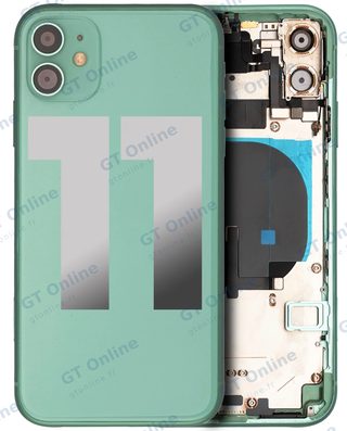 Châssis pour Apple iPhone 11 (origine d'occasion — grade A, vert)