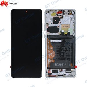 Bloc Écran Complet avec Châssis et Batterie Original Huawei P50 Pro 02354HJD 02354SNU Blanc