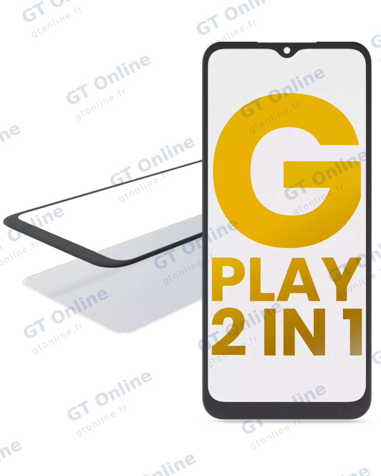 Vitre d’écran avec OCA pour Motorola Moto G Play (XT2093 / 2021)