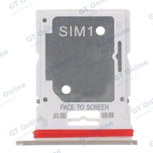 Tiroir Sim Premium Xiaomi Redmi Note 11 Pro 4G/Redmi Note 11 Pro 5G Blanc Polaire