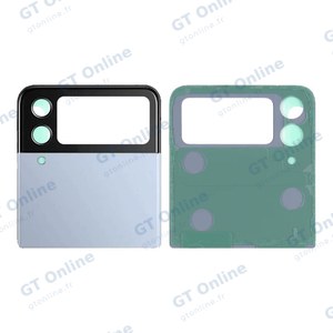 Cache Arrière Premium Samsung Galaxy Z Flip 4 5G F721 (Supérieur) Bleu