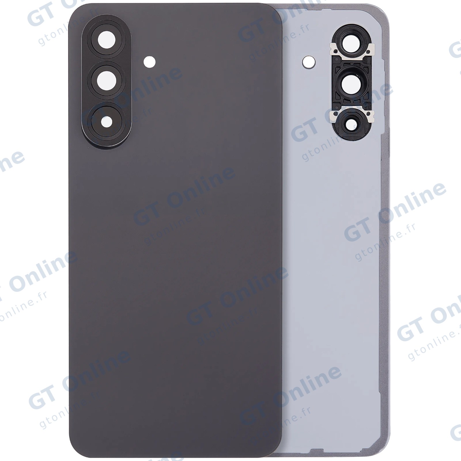 Vitre arrière pour Samsung Galaxy A56 5G (A566 / 2025) (sans logo, compatible premium, graphite)