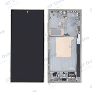 Écran Tactile Soft Oled avec Châssis Samsung Galaxy S24 Ultra 5G S928 Ambre Titane