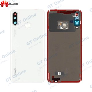 Cache Arrière Original Huawei P30 Lite/P30 Lite New Edition 02352RQB Blanc