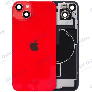 Vitre arrière avec MagSafe, NFC et nappe flash pour Apple iPhone 14 Plus (origine, rouge)