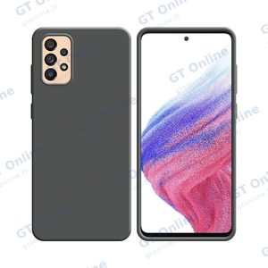 Coque Silicone Compatible pour Samsung Galaxy A53 5G A536 (#5) Gris