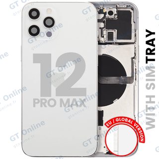 Châssis pour Apple iPhone 12 Pro Max (version EU, origine d'occasion — grade B, argent)