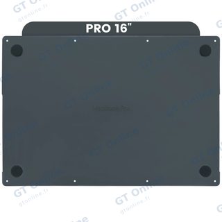 Coque inférieure pour Apple MacBook Pro 16" A3428 (2026) (origine, noir sidéral)