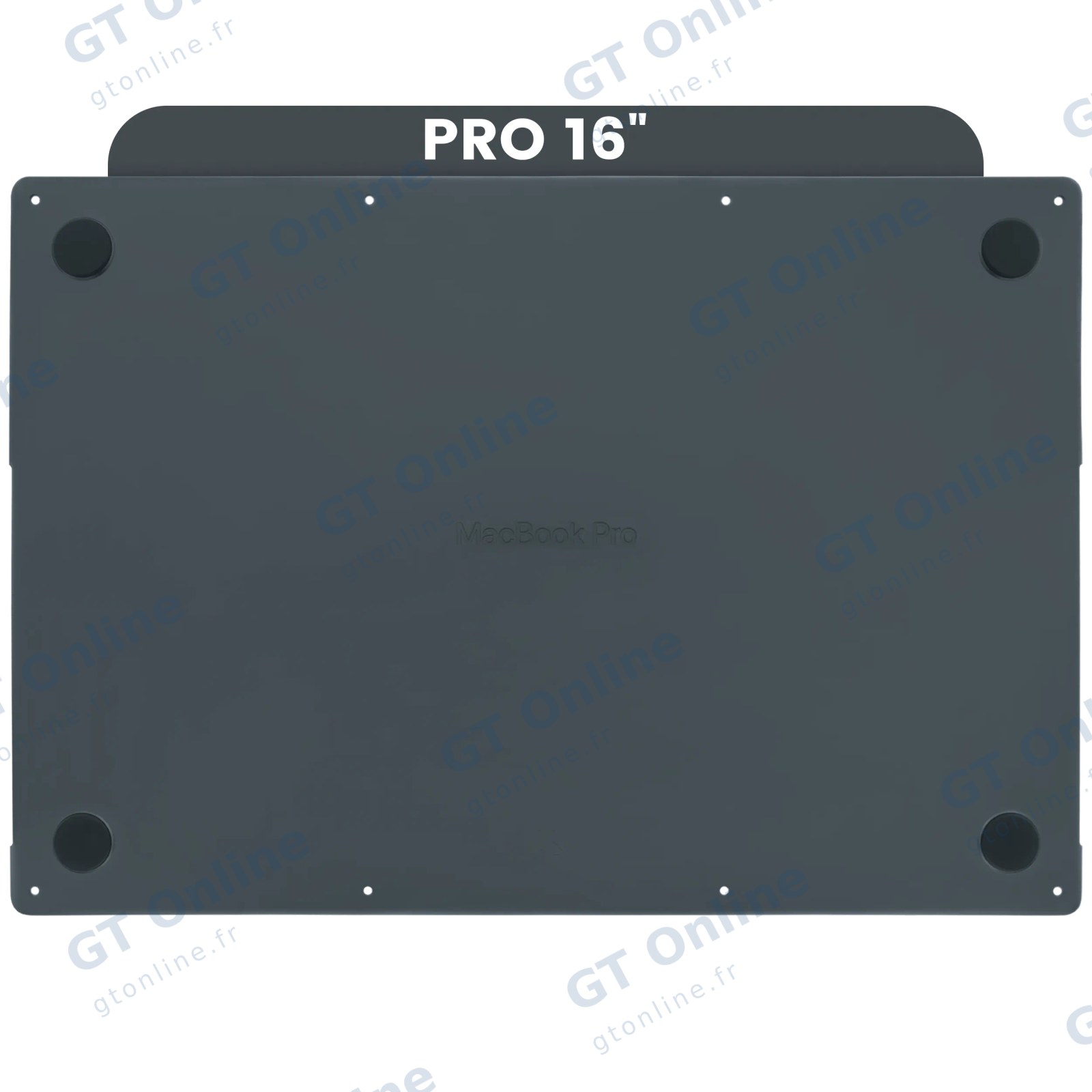 Coque inférieure pour Apple MacBook Pro 16" A3428 (2026) (origine, noir sidéral)