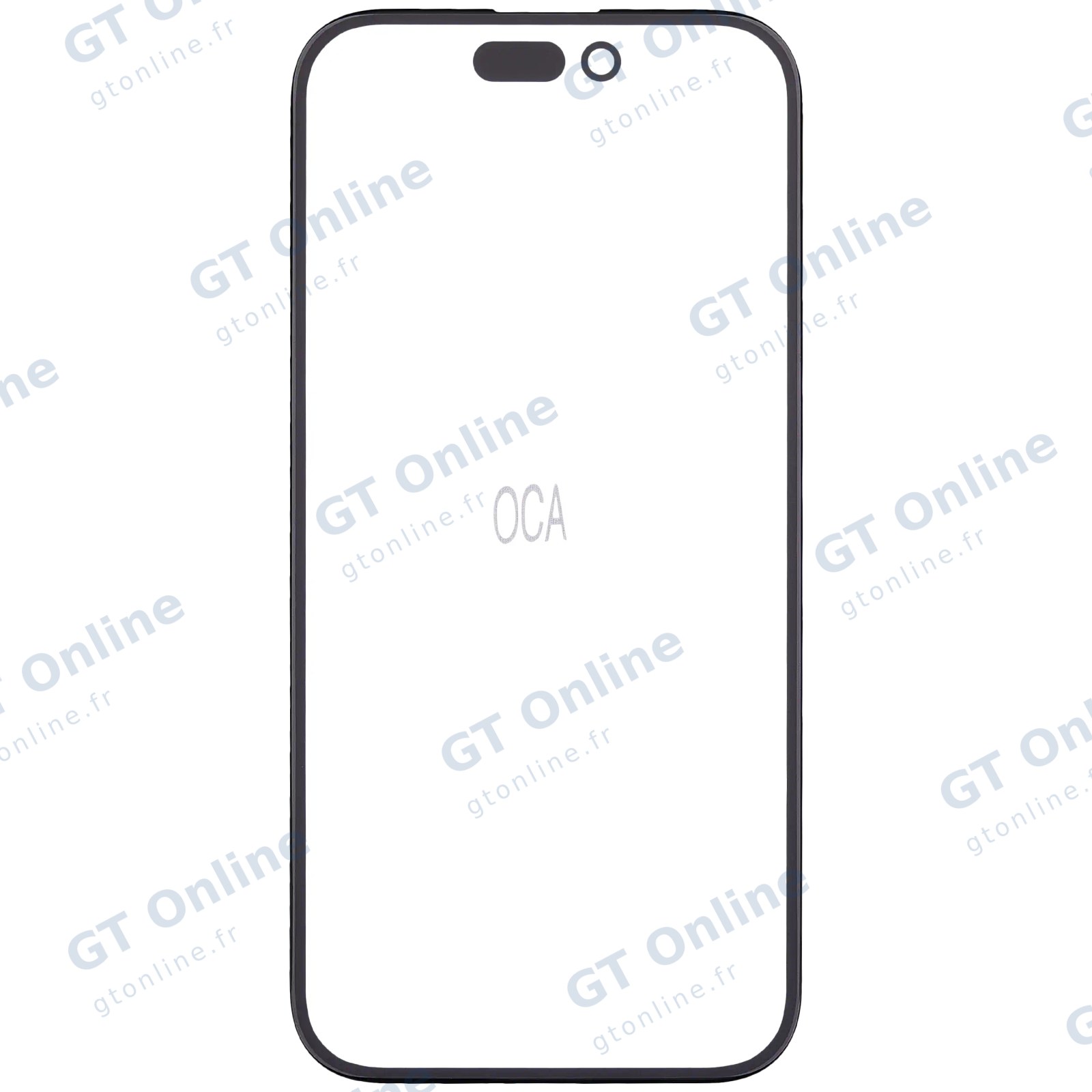 Vitre d’écran avec OCA pour Apple iPhone 15 (lot de 10)