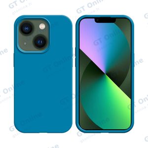 Pack de 10 Coques Silicone Compatible pour Apple iPhone 13 Bulk (#16) Bleu Ciel