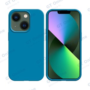 Pack de 10 Coques Silicone Compatible pour Apple iPhone 13 Bulk (#16) Bleu Ciel