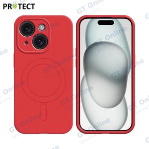 Coque de Protection IZ001 PROTECT pour Apple iPhone 15 Plus MagSafe Rouge