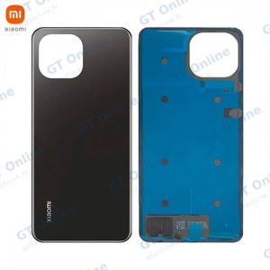 Cache Arrière Original Xiaomi Mi 11 Lite 5G 55050000U54J 550500013K1L Noir Truffe