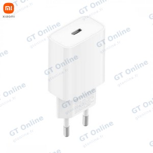 Chargeur Secteur USB-C Xiaomi BHR4927GL Mi Charger 20W Blanc