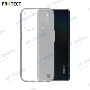 Coque Silicone PROTECT pour OPPO Reno 4 Pro 5G Transparent