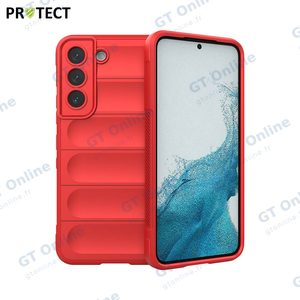 Coque de Protection IX008 PROTECT pour Samsung Galaxy S22 S901 Rouge