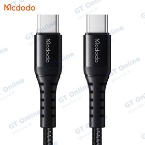 Câble Data USB-C vers USB-C Mcdodo CA-5641 60W 1m Noir