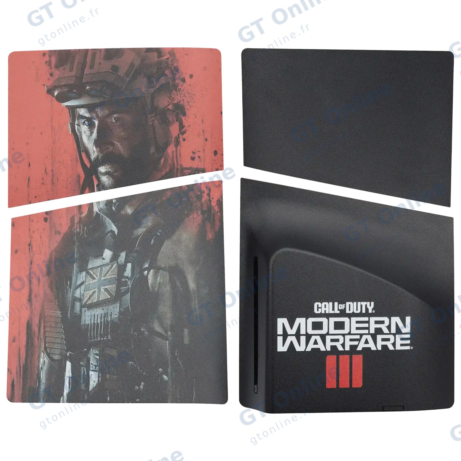 Façades haut et bas pour Sony PlayStation 5 Slim avec lecteur — Call of Duty: Modern Warfare III