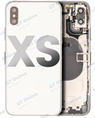 Châssis pour Apple iPhone XS (origine d'occasion — grade B, argent)