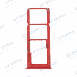 Tiroir Sim Premium Samsung Galaxy A02 A022F Rouge