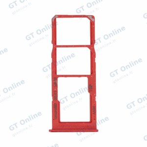Tiroir Sim Premium Samsung Galaxy A02 A022F Rouge