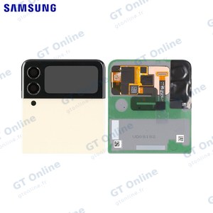 Cache Arrière Original Samsung Galaxy Z Flip 3 5G F711 (Supérieur) GH97-26773B Crème