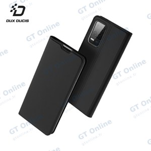 Housse de Protection Skin Pro Dux Ducis pour Realme 8 5G Noir