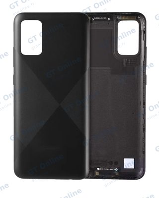 Vitre arrière pour Samsung Galaxy A02S (A025 / 2020) (pack service origine, noir)