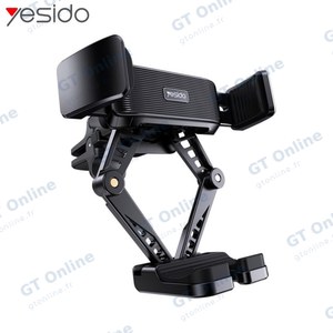 Support Smartphone pour Voiture Yesido C166 Noir