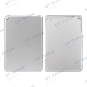 Cache Arrière Premium Apple iPad Mini 3 A1599 Wifi Argent