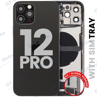 Châssis pour Apple iPhone 12 Pro (version EU, origine d'occasion — grade A, graphite)
